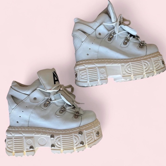 Alexander wang white platform sneakers - Picture 3 of 5